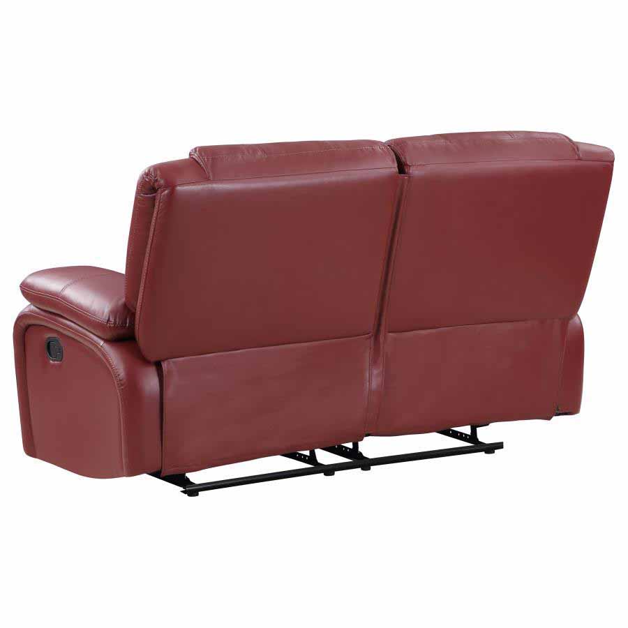 Camila Red Reclining Love Seat by Coaster