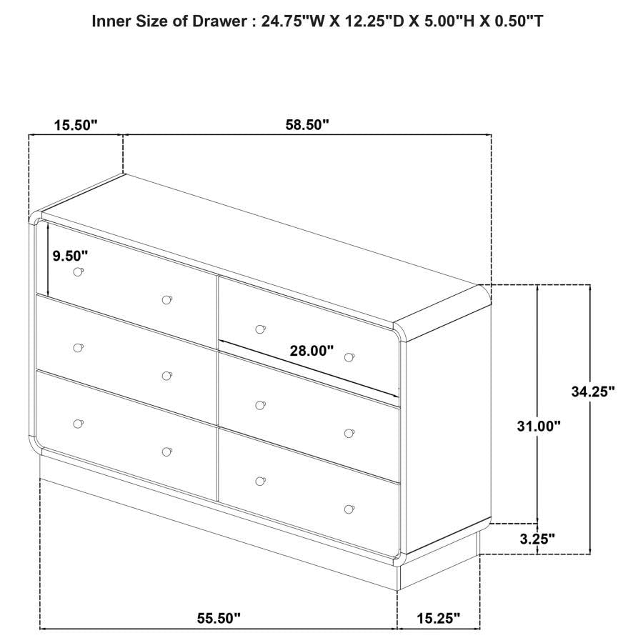 Cavelle Dresser by Coaster