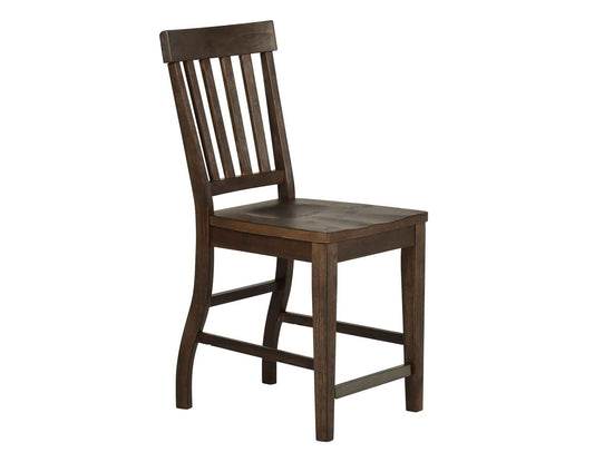 Cayla Dark Oak Counter Height Chairs (includes 2 chairs) by Steve Silver