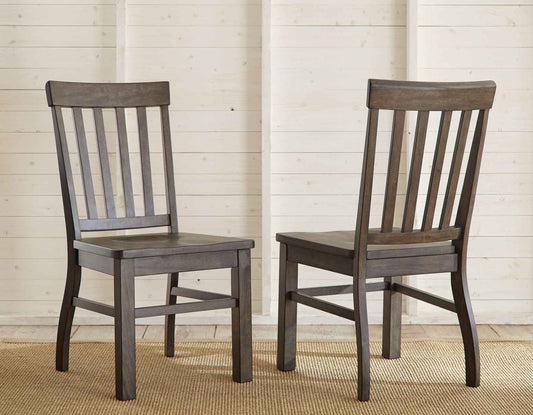 Cayla Dark Oak Dining Chairs (includes 2 chairs) by Steve Silver