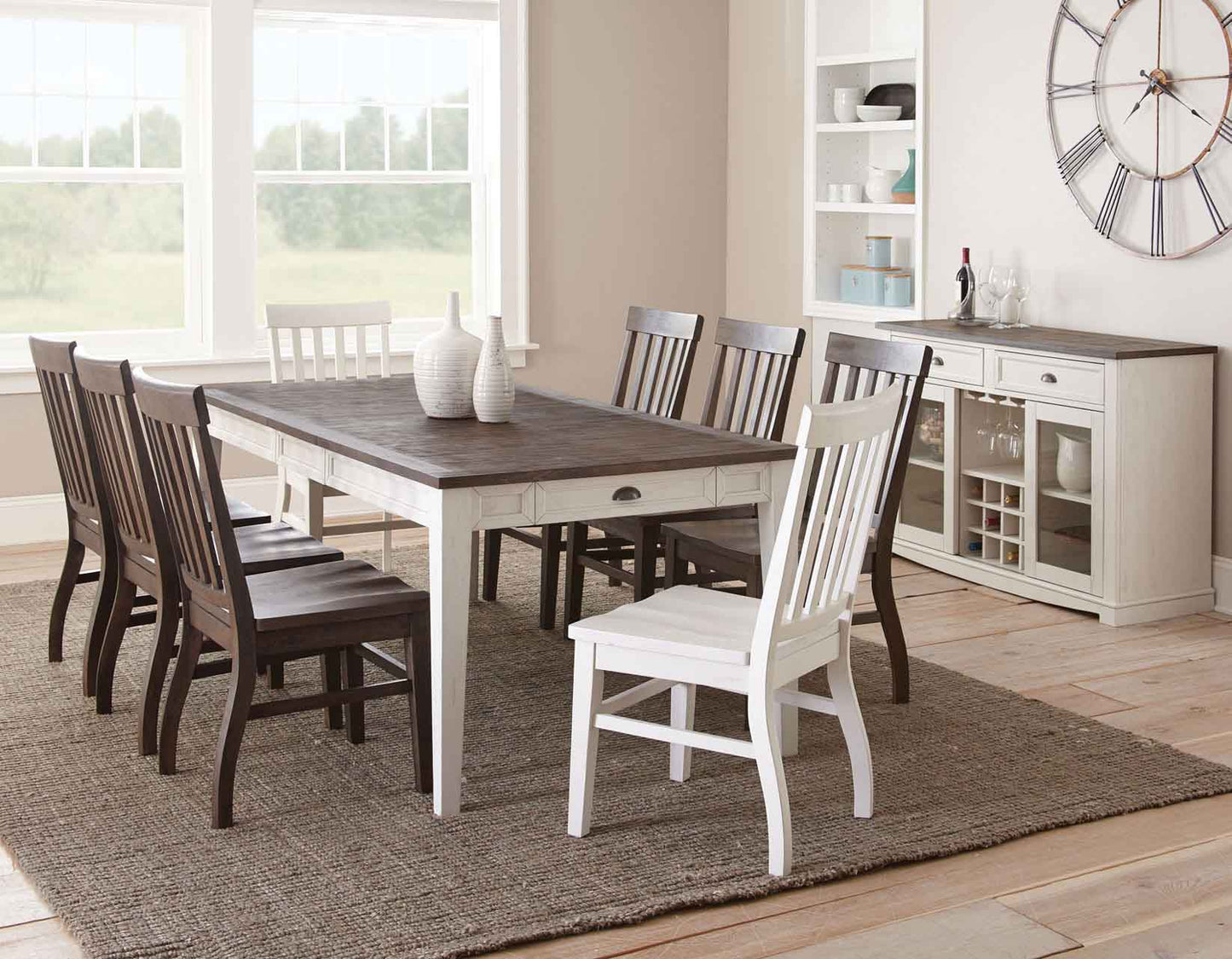 Cayla Dark Oak Dining Chairs (includes 2 chairs) by Steve Silver