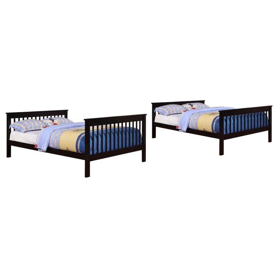 Chapman Black Full/Full Bunk Bed by Coaster