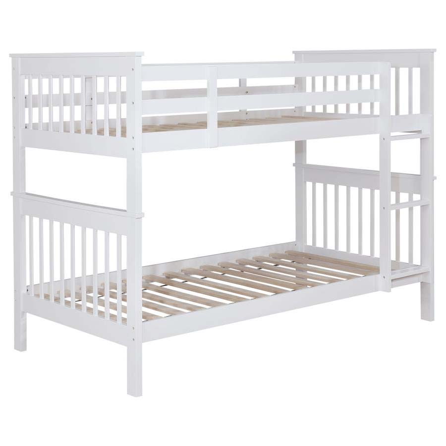 Chapman White Twin/Twin Bunk Bed by Coaster