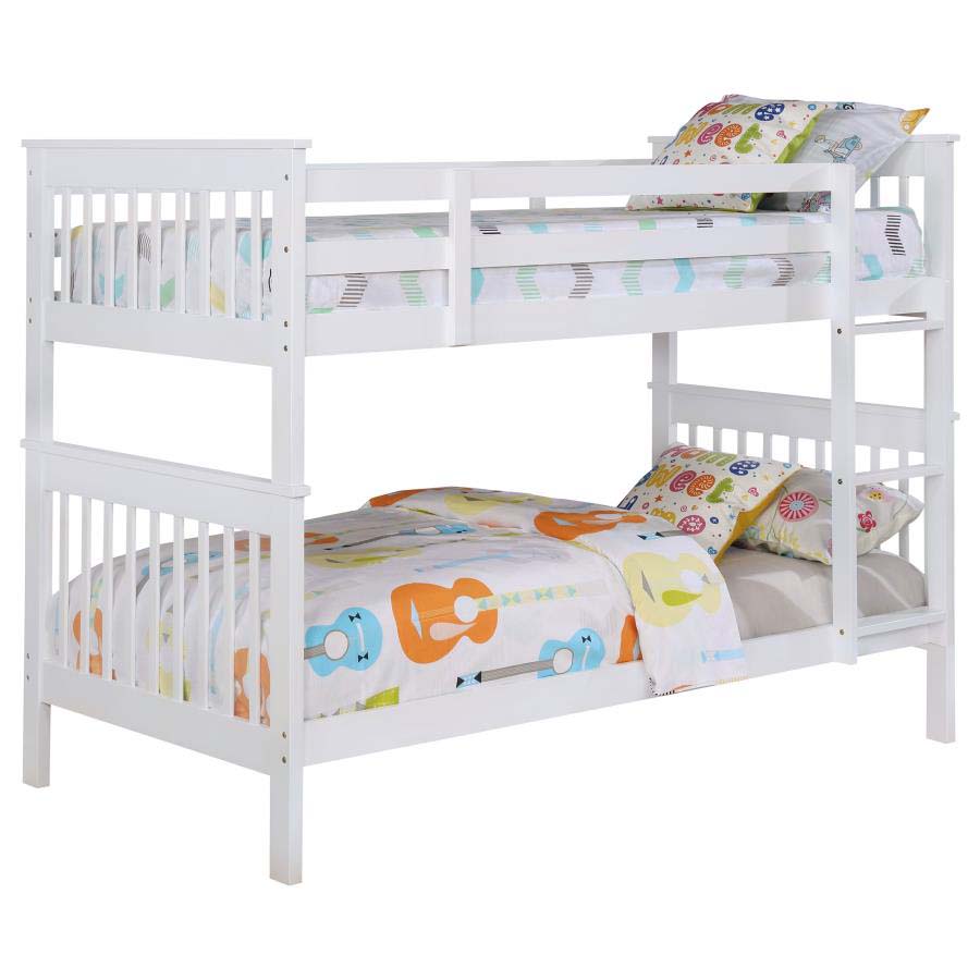 Chapman White Twin/Twin Bunk Bed by Coaster