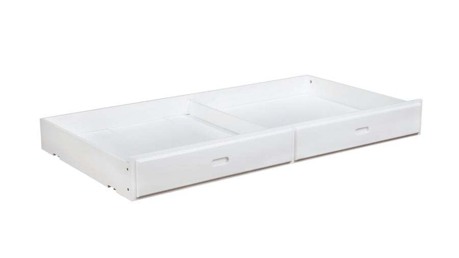 Chapman White Storage Trundle by Coaster