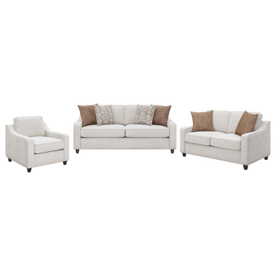 Christine Sofa, Love Seat, and Chair by Coaster