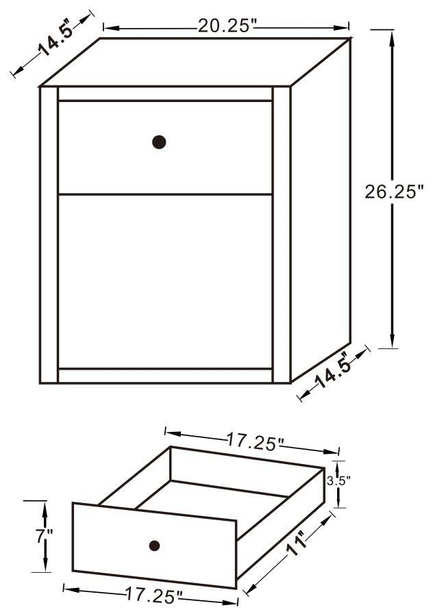 Coquette Accent Table by Coaster