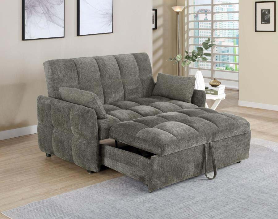 Cotswold Dark Grey Sleeper Sofa by Coaster