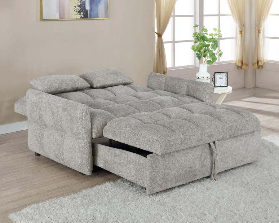 Cotswold Light Grey Sleeper Sofa by Coaster