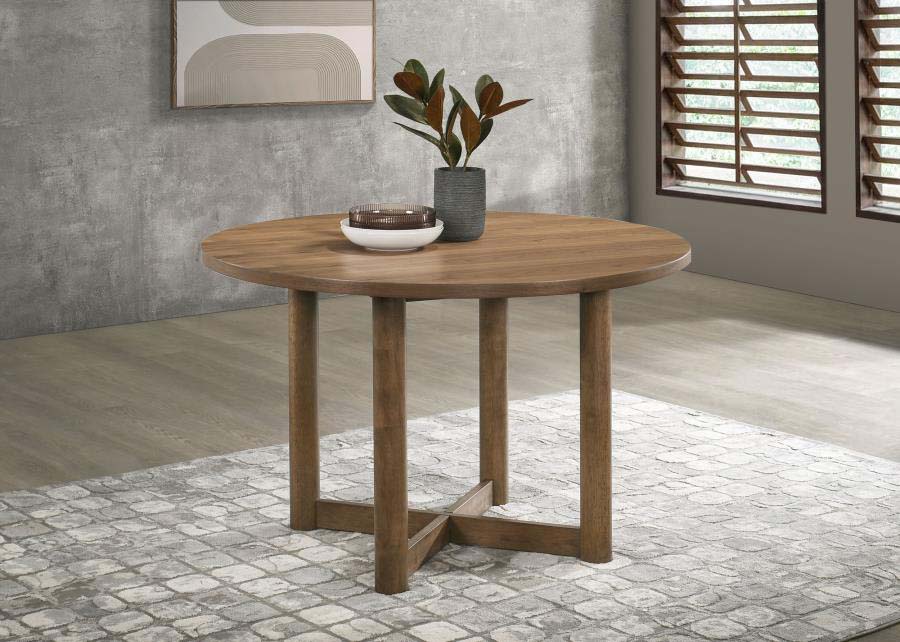 Crestmore Round Dining Table by Coaster