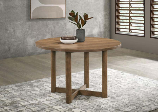 Crestmore Round Dining Table by Coaster