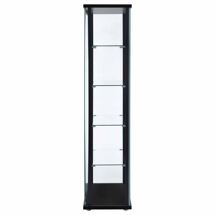 Delphinium Glass Curio Cabinet Cabinet by Coaster