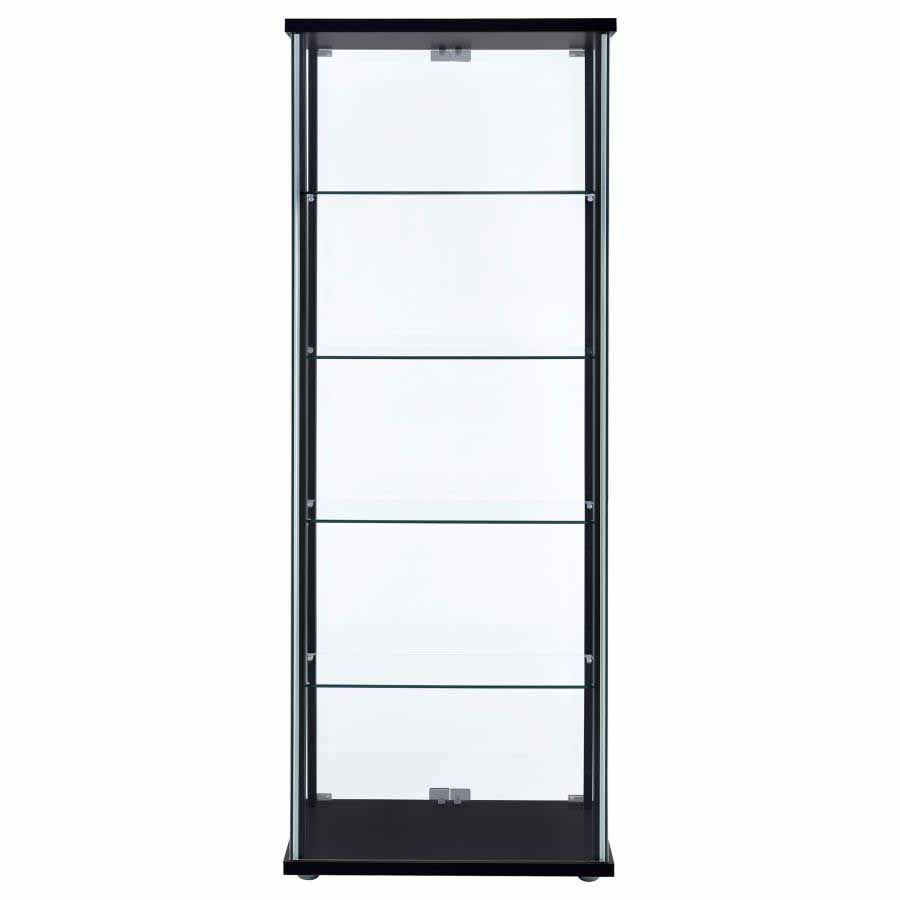 Delphinium Glass Curio Cabinet Cabinet by Coaster