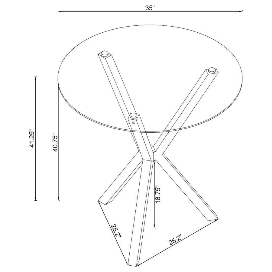 Denali Bar Table by Coaster