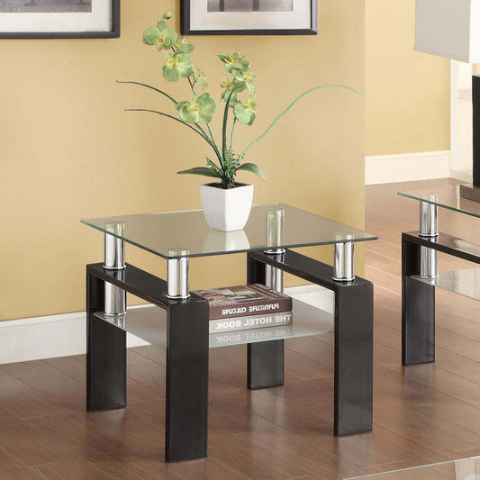 Dyer Black End Table by Coaster