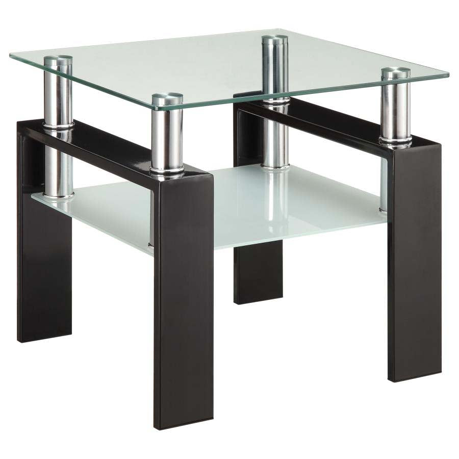 Dyer Black End Table by Coaster