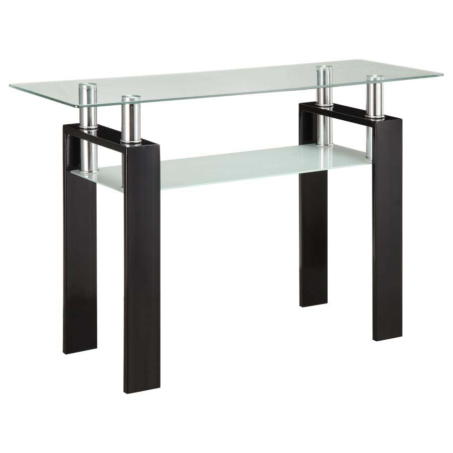 Dyer Black Sofa Table by Coaster