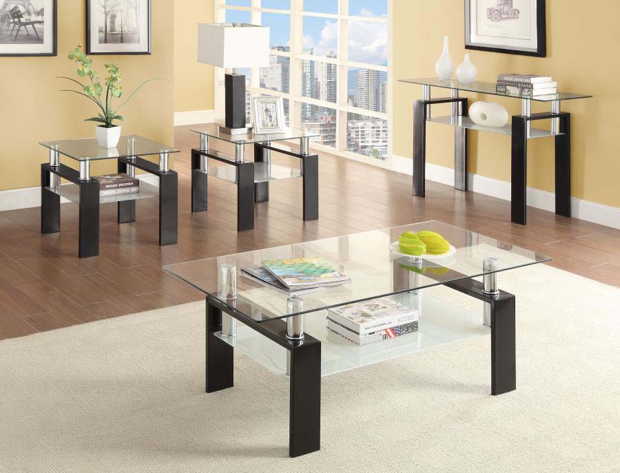 Dyer Black End Table by Coaster