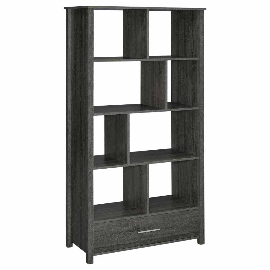 Dylan Weathered Grey Bookcase by Coaster