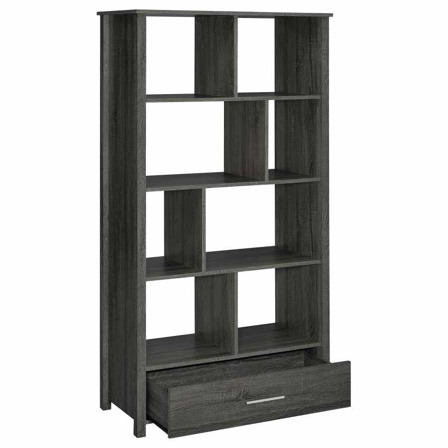 Dylan Weathered Grey Bookcase by Coaster