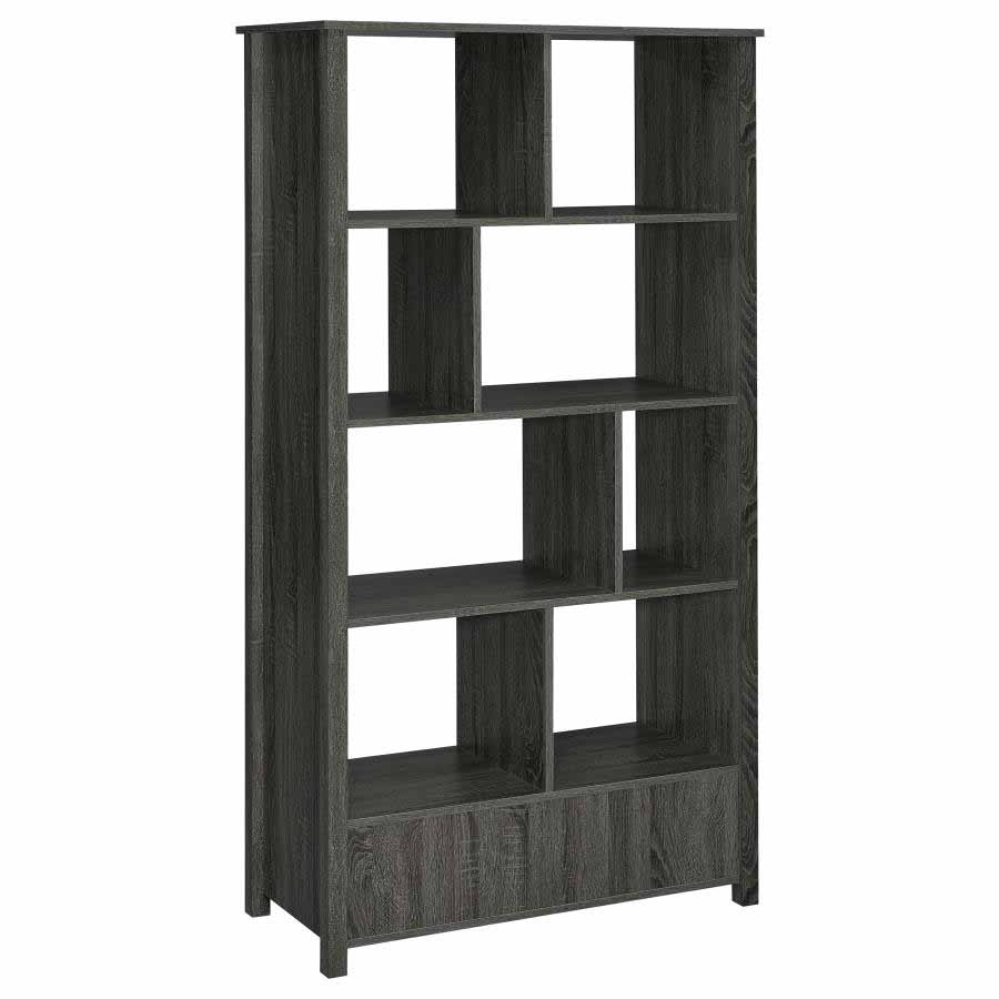 Dylan Weathered Grey Bookcase by Coaster