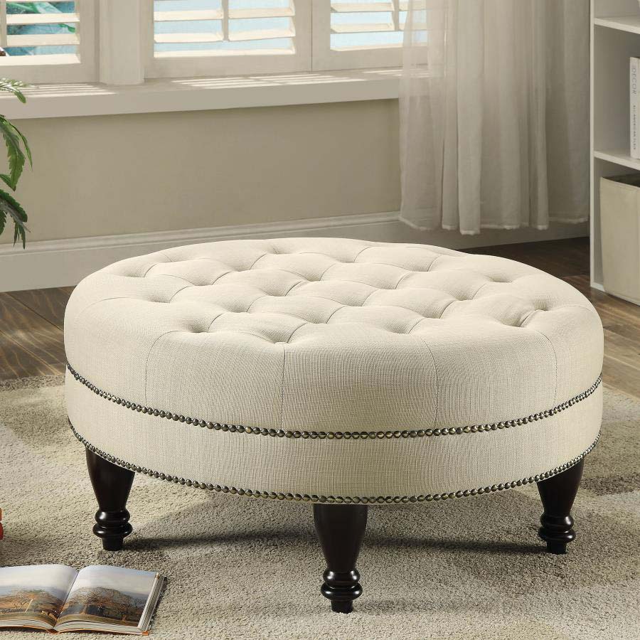 Elchin Tufted Ottoman by Coaster