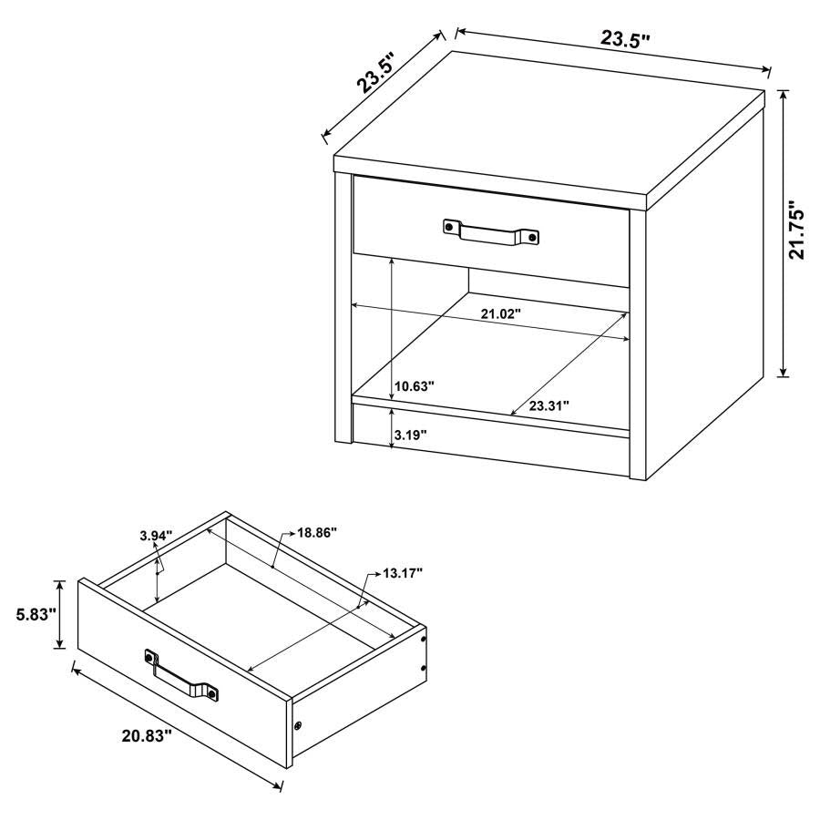 Felix End Table by Coaster