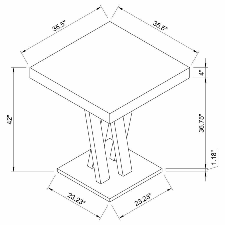 Freda Bar Table by Coaster