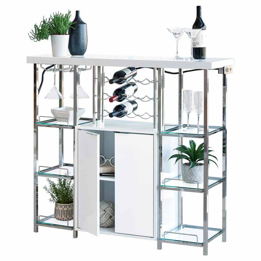 Gallimore 2-Door Bar Cabinet by Coaster