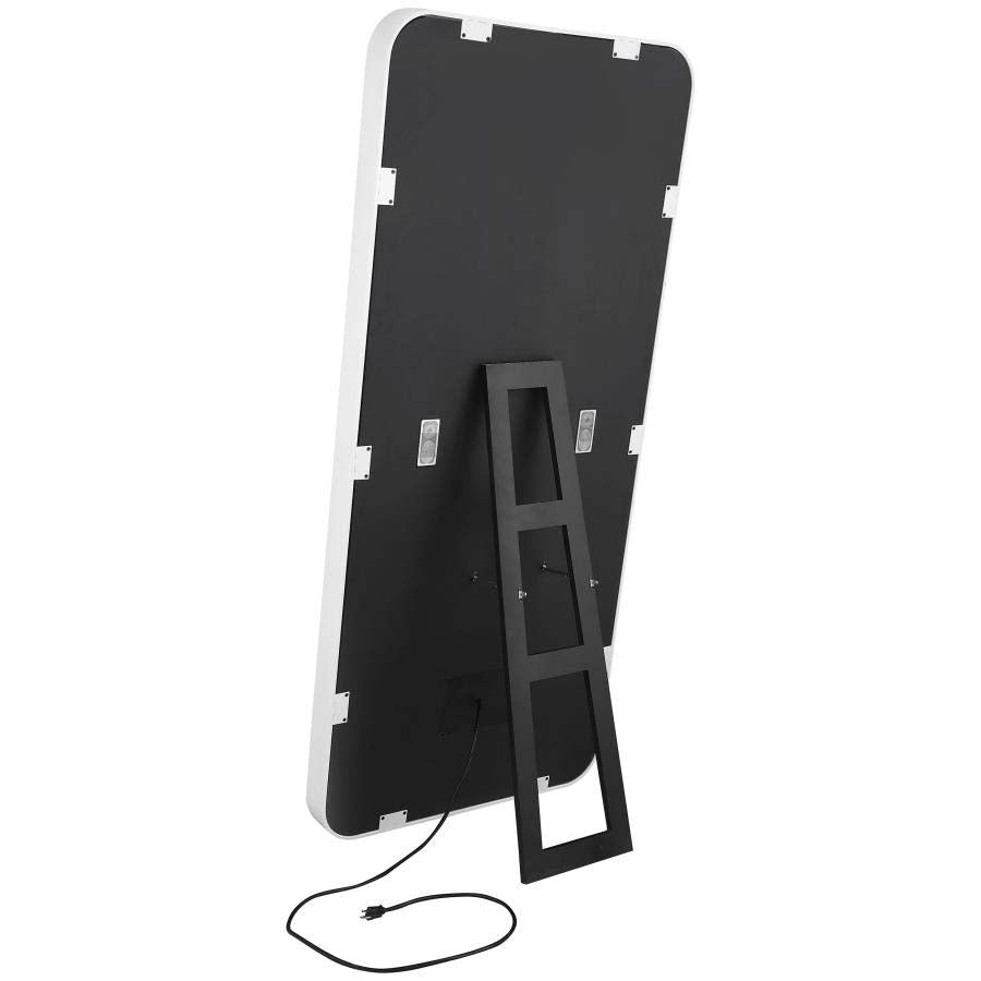 Glendora LED Standing Mirror with Bluetooth Speaker by Coaster