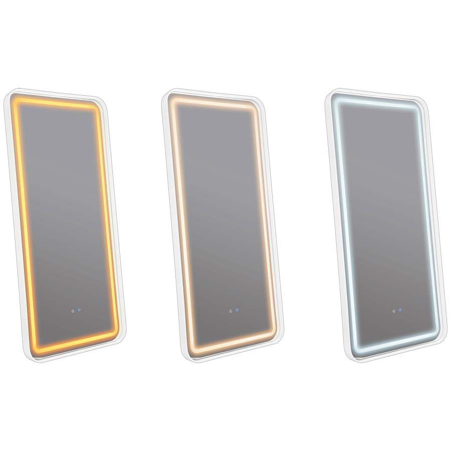 Glendora LED Standing Mirror with Bluetooth Speaker by Coaster