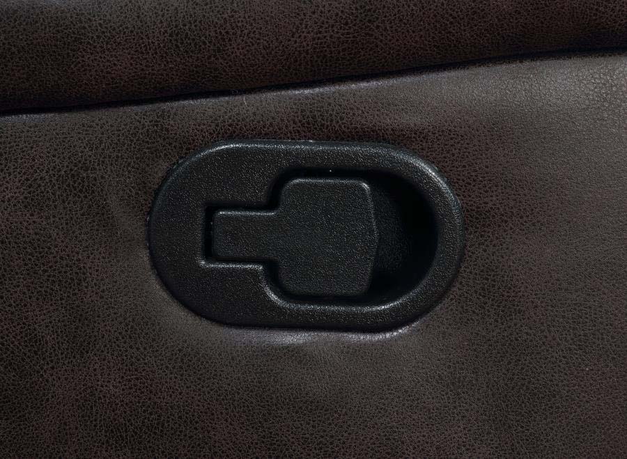 Greer Brown Swivel Glider Reclining Chair by Coaster