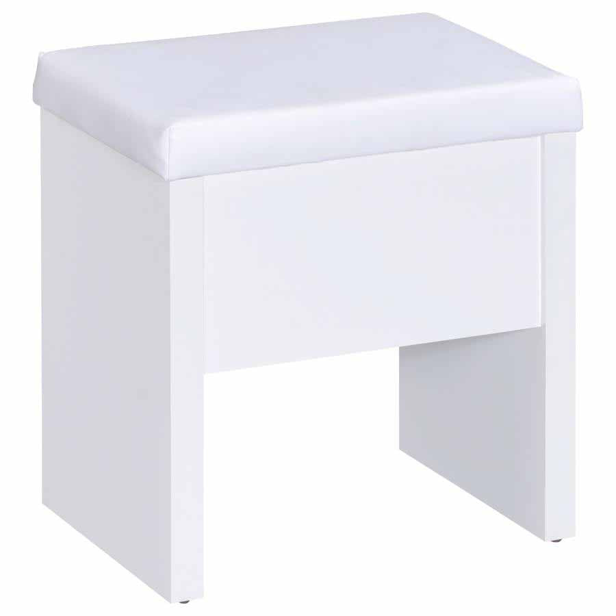 Harvey Vanity Set with Lift-Top Stool by Coaster