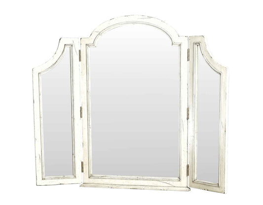 Highland Park Cathedral White Vanity Mirror by Steve Silver