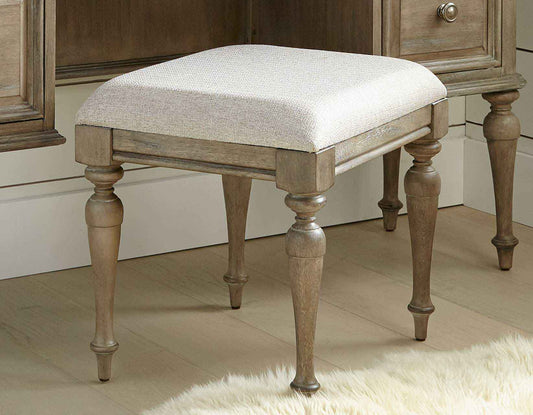 Highland Park Waxed Driftwood Vanity Bench/Stool by Steve Silver