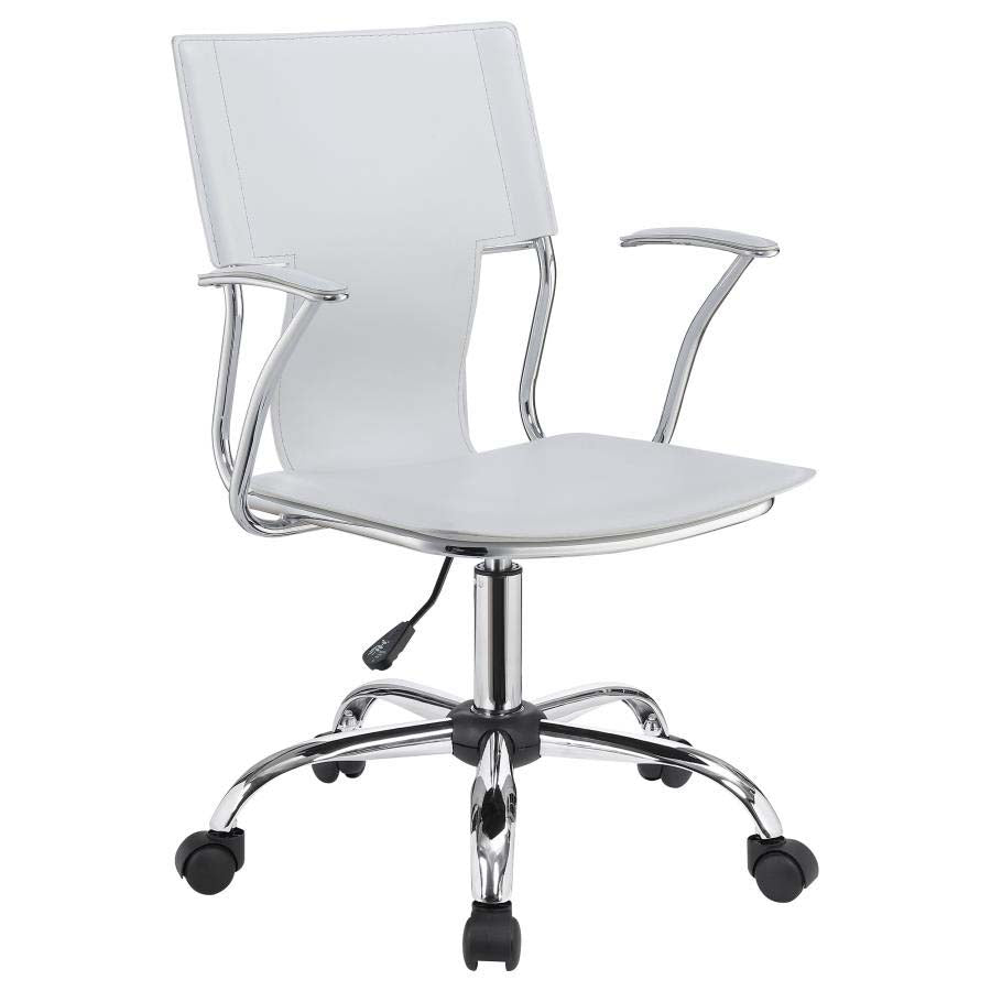 Himari White Office Chair by Coaster