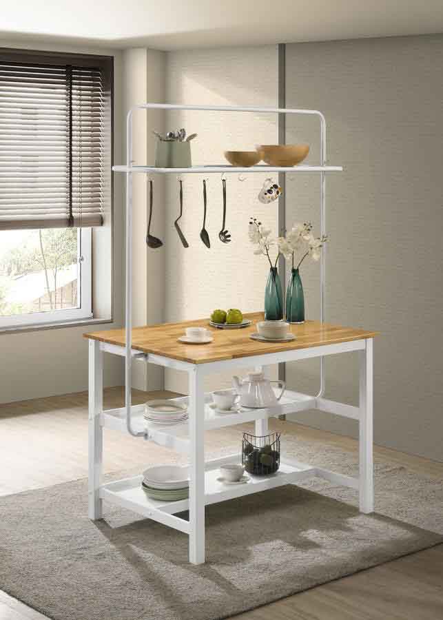 Hollis Kitchen Island Counter Height Table by Coaster