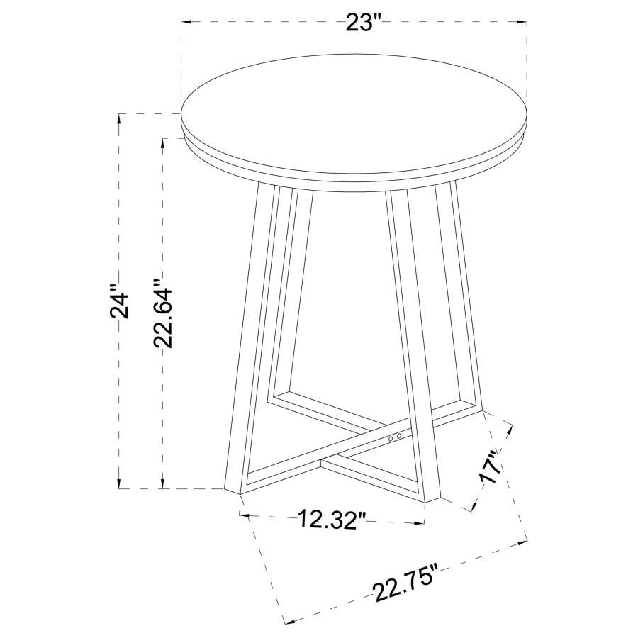 Hugo End Table by Coaster