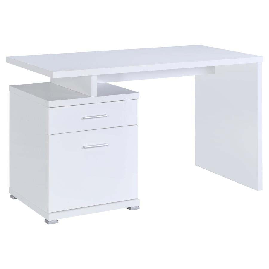 Irving White Computer Desk by Coaster