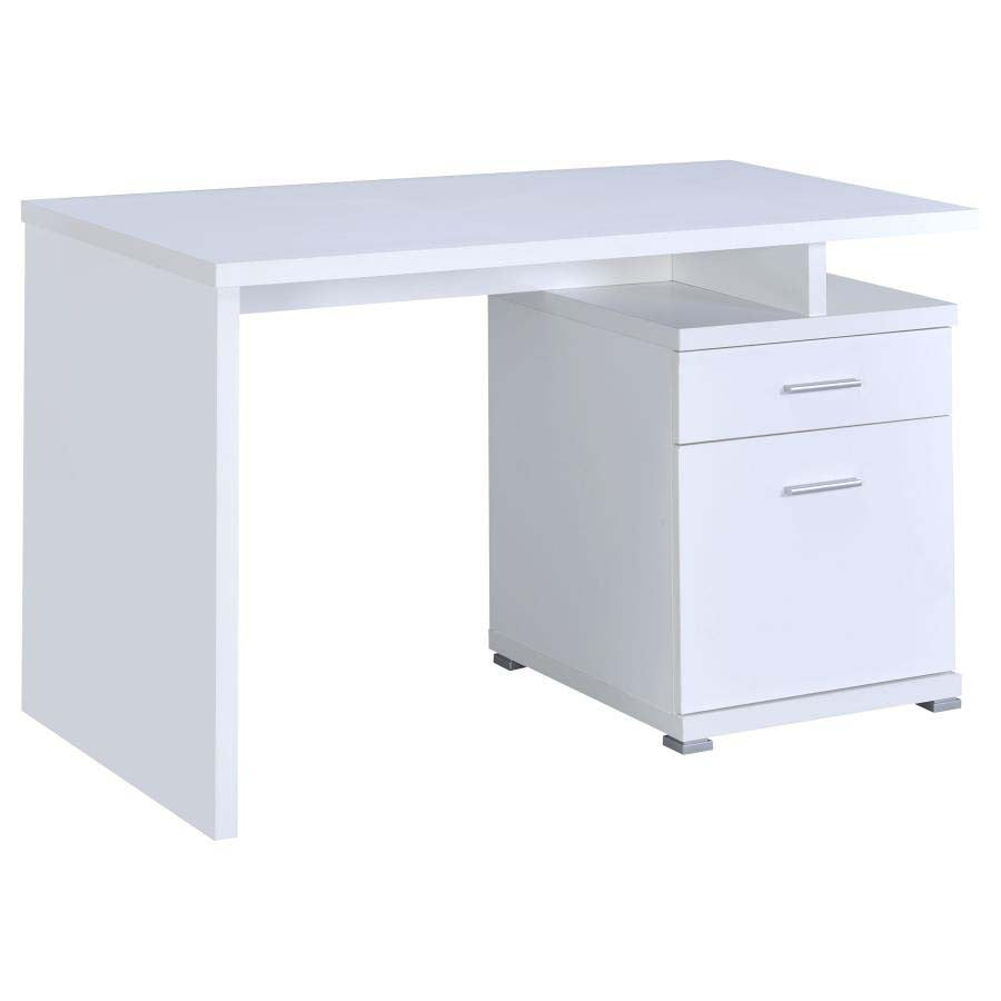 Irving White Computer Desk by Coaster
