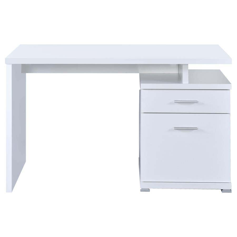 Irving White Computer Desk by Coaster