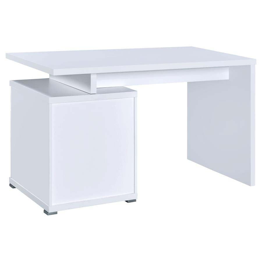 Irving White Computer Desk by Coaster