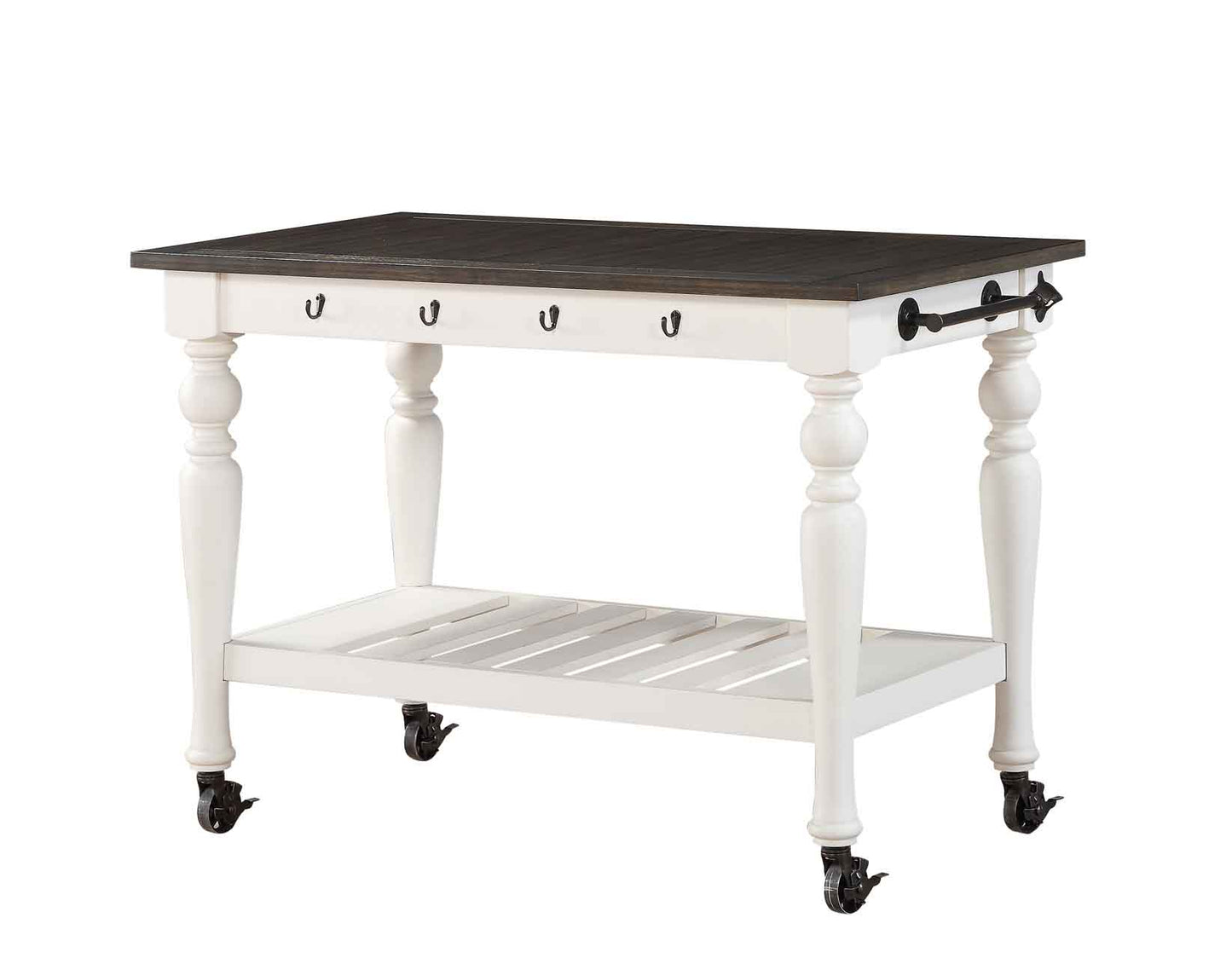 Joanna Two-Tone Drop-Leaf Counter Height Table by Steve Silver