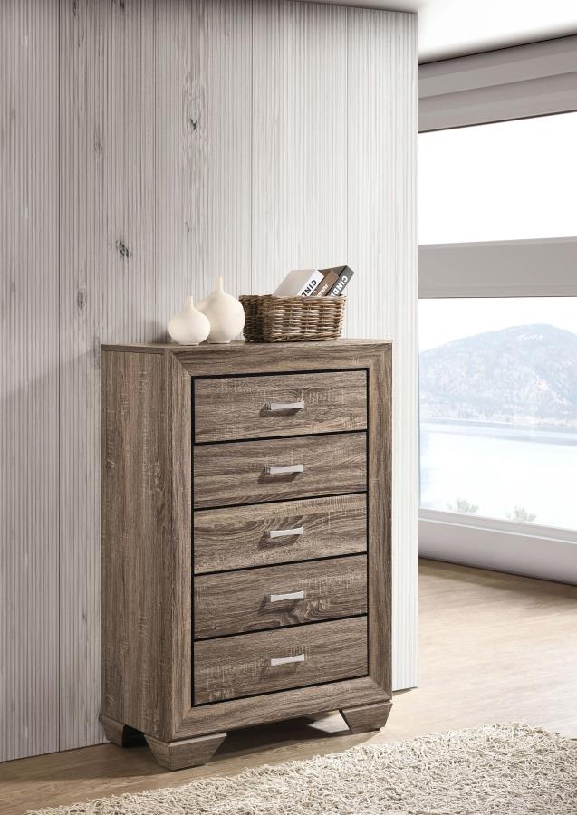 Kauffman Washed Taupe Chest by Coaster