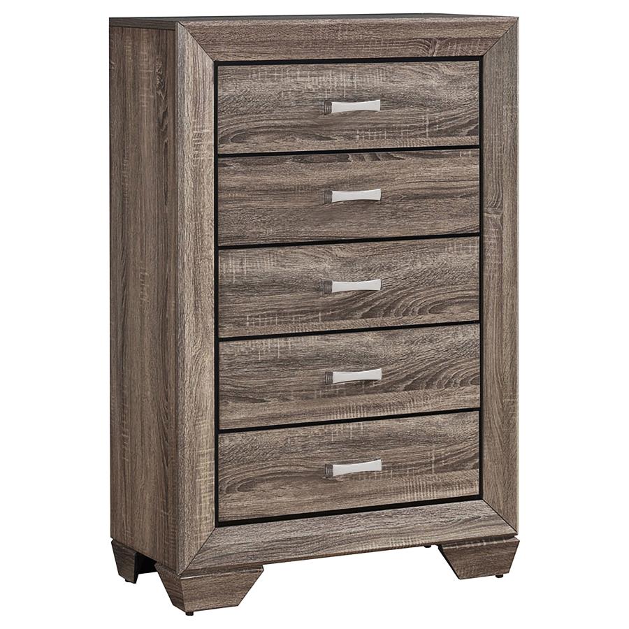 Kauffman Washed Taupe Chest by Coaster