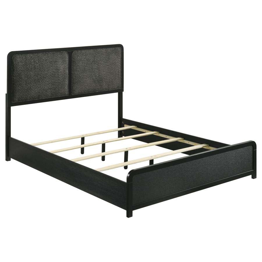 Queen Cavelle Upholstered Bed Frame by Coaster