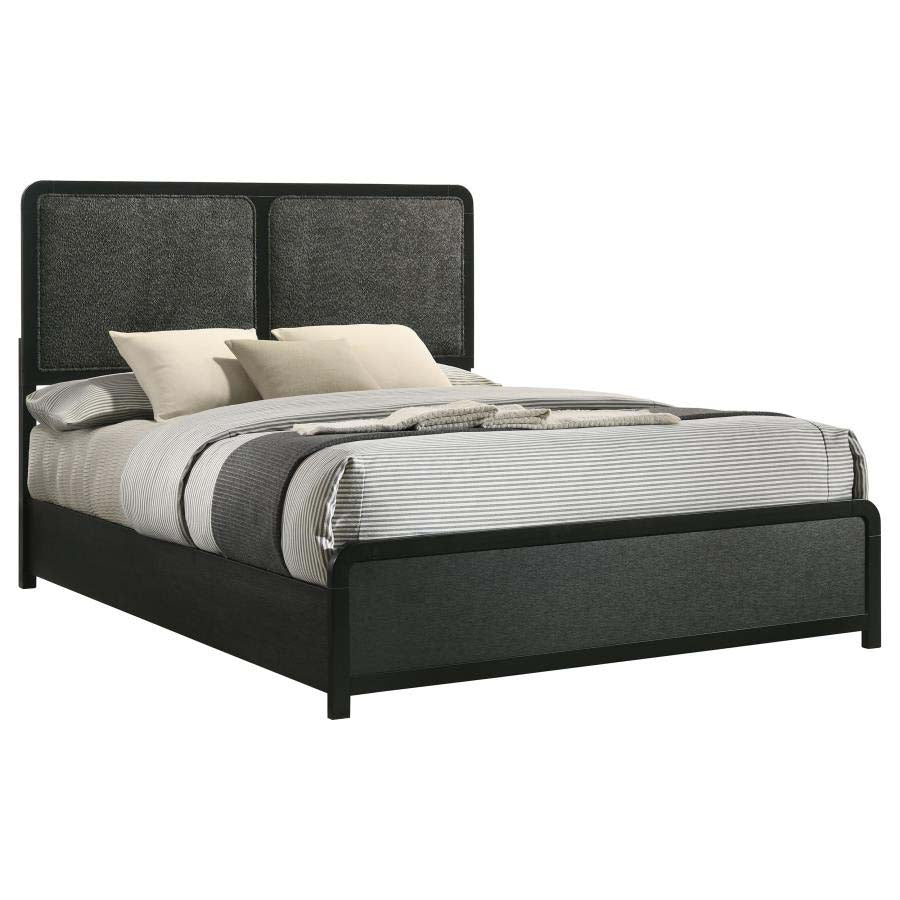 Queen Cavelle Upholstered Bed Frame by Coaster