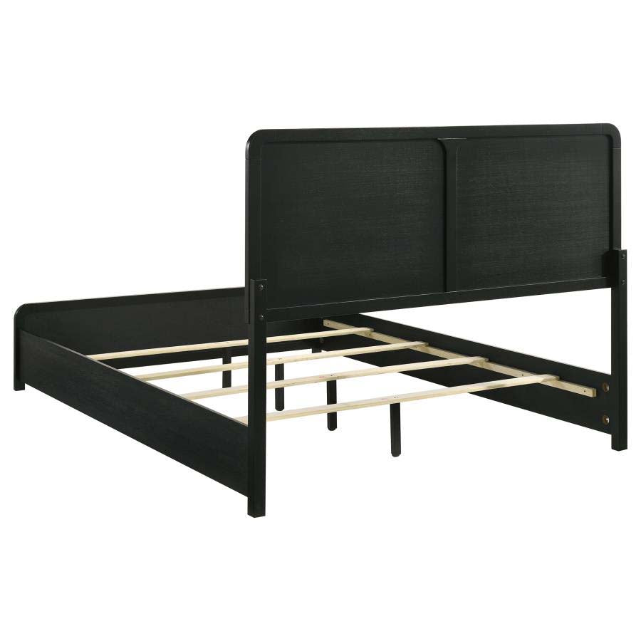 Queen Cavelle Upholstered Bed Frame by Coaster