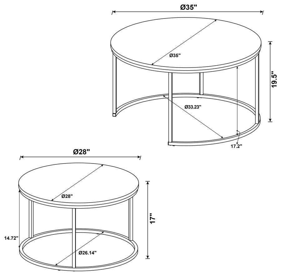 Lainey Nesting Coffee Table by Coaster