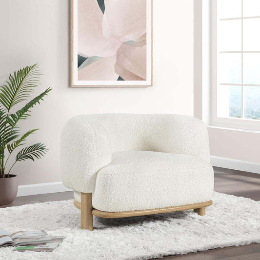 Lawler Ivory Accent Chair by Coaster